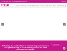 Tablet Screenshot of bydowpharmacy.com